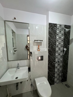 Bathroom in 2 BHK Apartment at Omkar Ananta, Goregaon East – for Sale