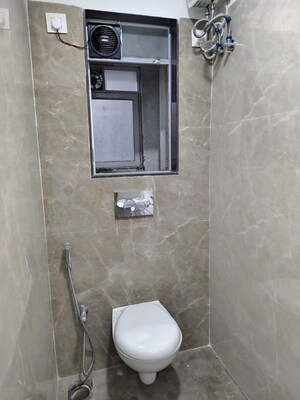 Bathroom in 1 BHK Apartment at Newyork Ranbir Heights, Andheri East – for Rent