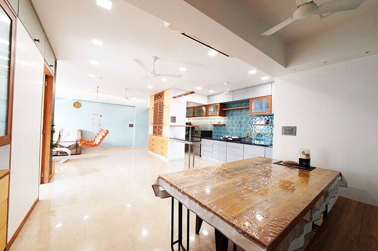 Kitchen, navrangpura 3 Bedroom 2550 Sq.Ft. Apartment In Navrangpura Ahmedabad 10501904