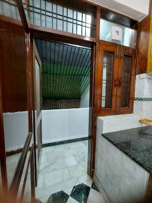 Balcony in 1.5 BHK Builder Floor at Indraprastha Colony – for Rent