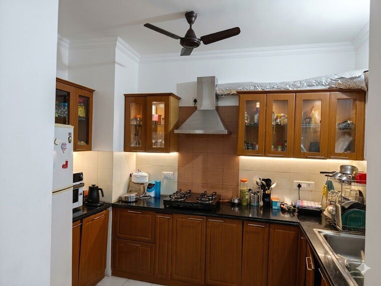 Kitchen, vip road 2 Bedroom 1480 Sq.Ft. Apartment In Vip Road Zirakpur 10501973