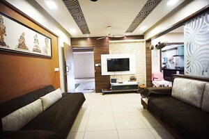 Kitchen in 3 BHK Apartment at Makarba – for Sale