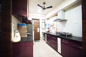 Kitchen in 3 BHK Apartment at Makarba – for Sale