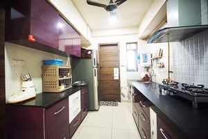 Kitchen in 3 BHK Apartment at Makarba – for Sale