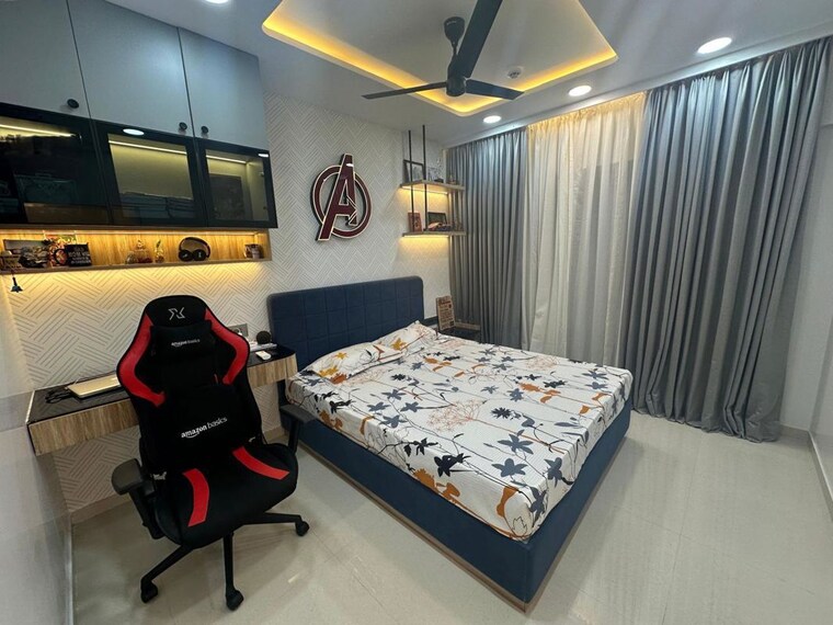 Bedroom, gera-world-of-joy 3 Bedroom 1400 Sq.Ft. Apartment In Kharadi Pune 10502012