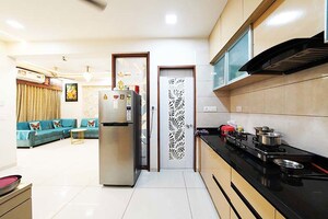 Kitchen in 2 BHK Apartment at Sargasan – for Sale