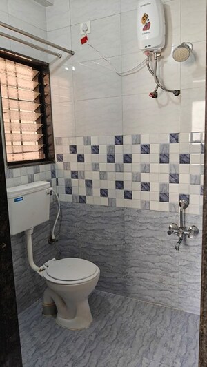 Bathroom in 1 BHK Apartment at Nilesh Aagan – for Rent