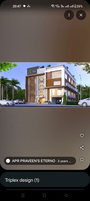 4 BHK Villa – Exterior View View at APR Praveens Eterno, Kollur - for Sale