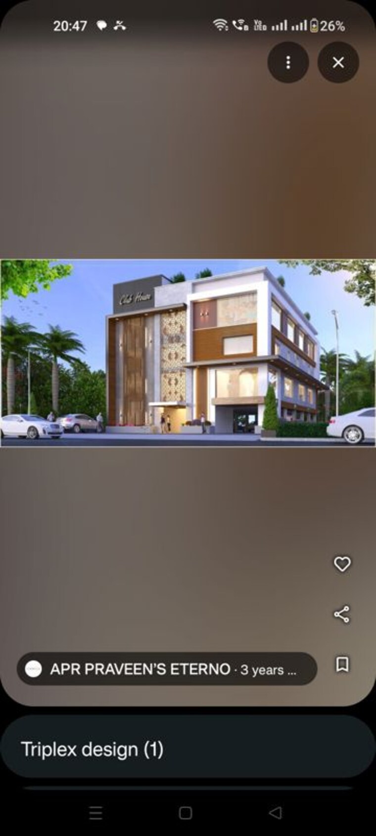 Exterior View, apr-praveens-eterno 4 Bedroom 3405 Sq.Ft. Villa In Kollur Hyderabad 10502041