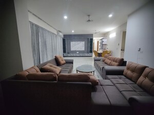 Living Room in 4 BHK Apartment at Shivalik Edge, Ambli – for Rent