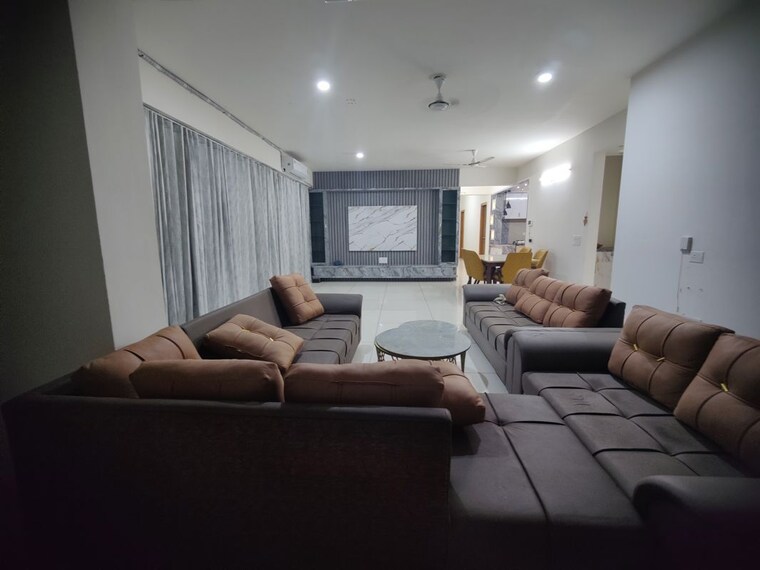 Living Room, shivalik-edge 4 Bedroom 4250 Sq.Ft. Apartment In Ambli Ahmedabad 10502090