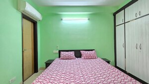 Bedroom in 2 BHK Builder Floor at Freedom Fighters Enclave – for Rent