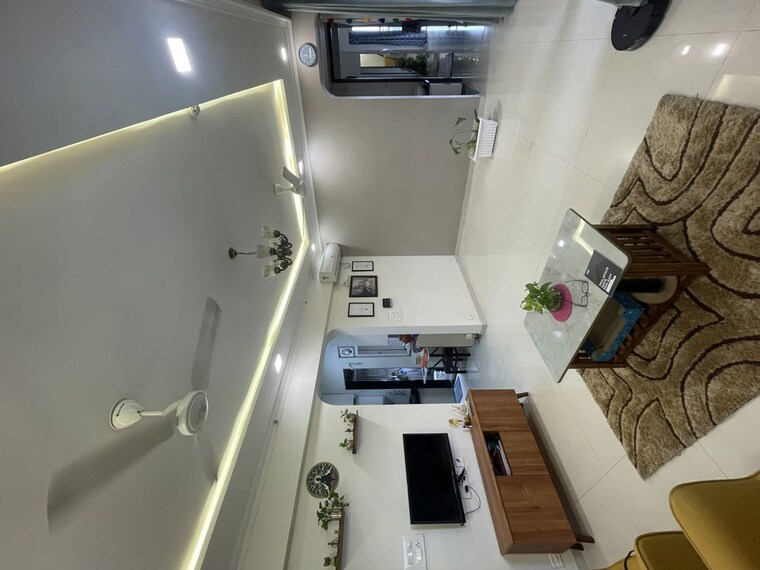 Living Room, bhojwani-skyscraper 2.5 Bedroom 970 Sq.Ft. Apartment In Tathawade Pune 10502088