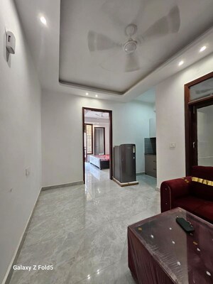 Living Room in 1 BHK Builder Floor at Freedom Fighters Enclave – for Rent