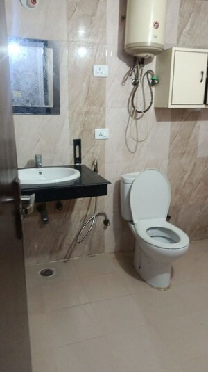 Bathroom in 3 BHK Apartment at Nimbus The Hyde park, Sector 78 – for Rent