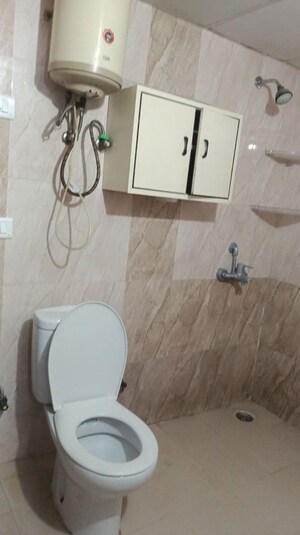 Bathroom in 3 BHK Apartment at Nimbus The Hyde park, Sector 78 – for Rent