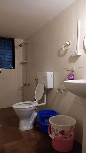 Bathroom in 3 BHK Villa at Gokul Gardens Villas, Viman Nagar – for Rent