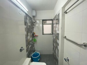 Bathroom in 1 BHK Apartment at Ashok Therwani Swaroop, Ghatkopar East – for Rent