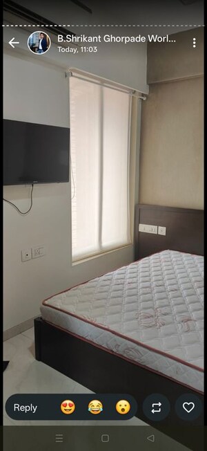 Bedroom in 1 BHK Apartment at Akash Ganga Cumbala Hill, Breach Candy – for Rent