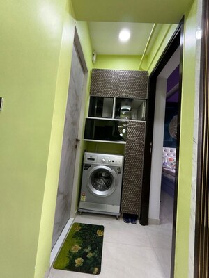 Building Lobby in 1 BHK Apartment at Lodha Crown Quality Homes, Majiwada – for Rent