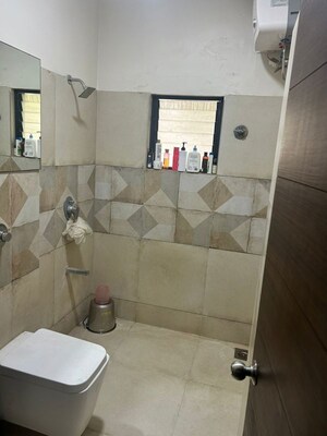 Bathroom in 3 BHK Apartment at Navrangpura – for Rent