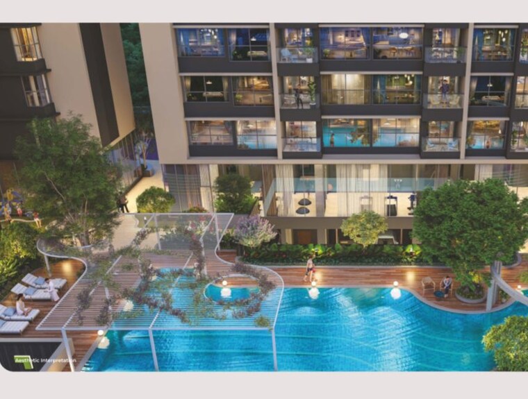 Swimming Pool, rgs-forte-aspire 3 Bedroom 930 Sq.Ft. Apartment In Punawale Pune 10502267