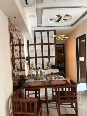 Living Room in 3 BHK Apartment at Damji Shamji Mahavir Spring Tulip Phase 1, Pokhran Road No Two – for Rent