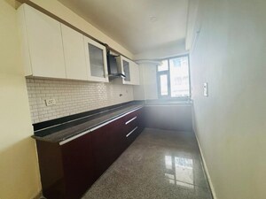 Kitchen in 3 BHK Builder Floor at Sushant Lok I – for Rent