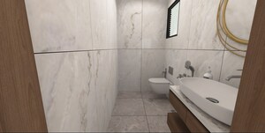 Bathroom in 1 BHK Apartment at Soham Horizon, Malad West – for Sale