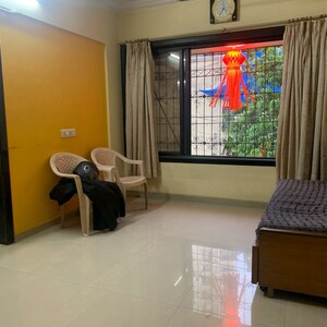 Living Room in 1 BHK Apartment at Shree Pancham CHS, Vazira – for Rent