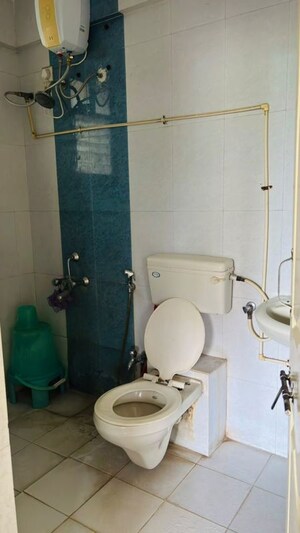 Bathroom in 2 BHK Apartment at Vision Harmony Homes, Pimple Nilakh – for Rent