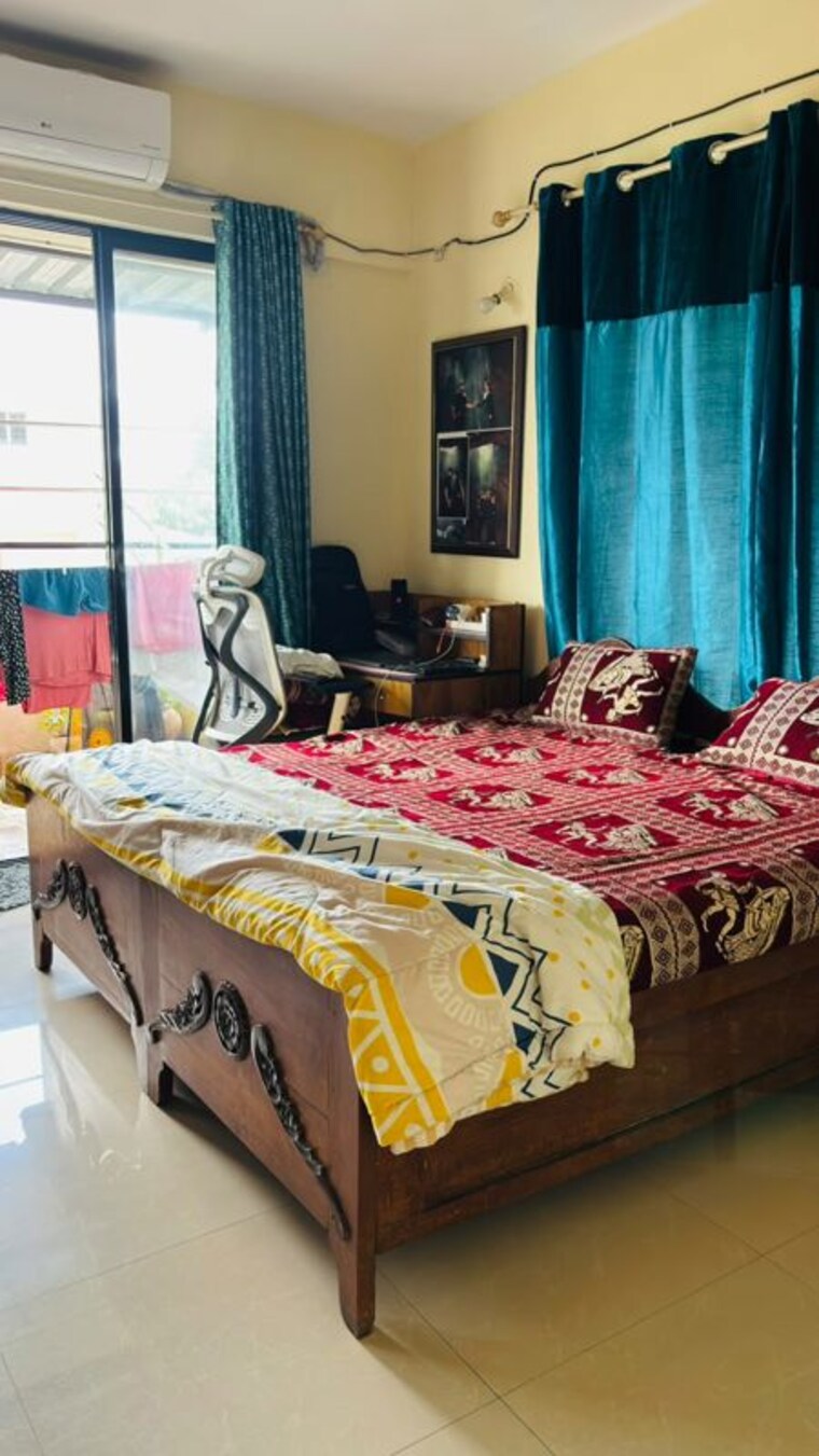Bedroom, vision-harmony-homes 2 Bedroom 1000 Sq.Ft. Apartment In Pimple Nilakh Pune 10502345