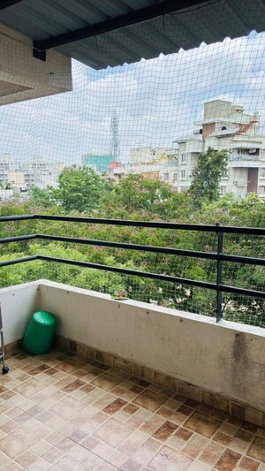 Balcony in 2 BHK Apartment at Vision Harmony Homes, Pimple Nilakh – for Rent