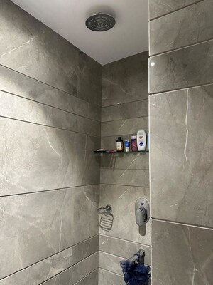 Bathroom in 3 BHK Apartment at Shivalik Colony – for Rent