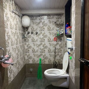 Bathroom in 1 BHK Apartment at Shree Mangirish CHS, Shimpoli – for Rent