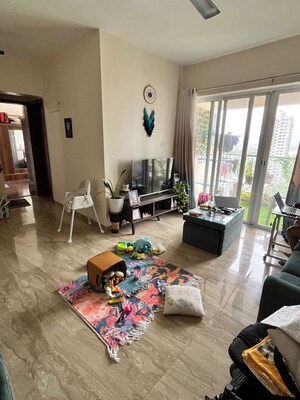 Living Room in 2 BHK Apartment at VTP Solitaire, Baner – for Rent