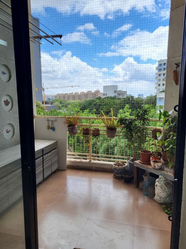 Balcony, natu-golden-trellis 3 Bedroom 1500 Sq.Ft. Apartment In Balewadi Pune 10502431