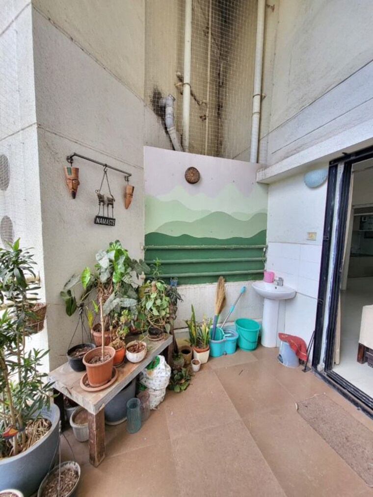 Balcony, natu-golden-trellis 3 Bedroom 1500 Sq.Ft. Apartment In Balewadi Pune 10502431