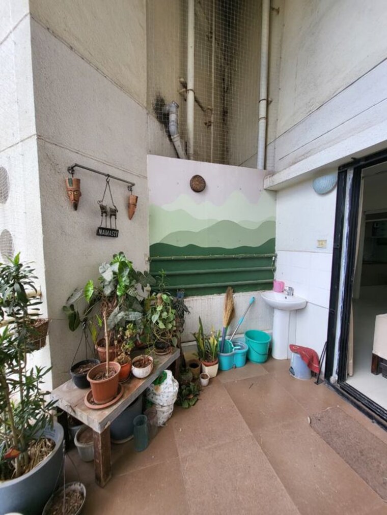 Balcony, natu-golden-trellis 3 Bedroom 1500 Sq.Ft. Apartment In Balewadi Pune 10502431