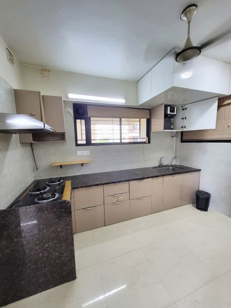 Kitchen, natu-golden-trellis 3 Bedroom 1500 Sq.Ft. Apartment In Balewadi Pune 10502431