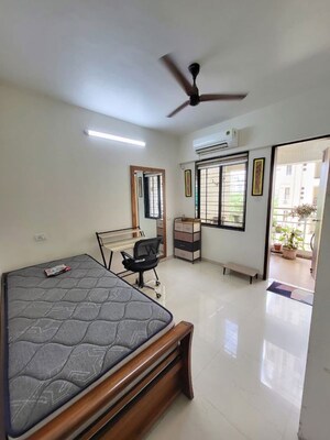 Bedroom in 3 BHK Apartment at Natu Golden Trellis, Balewadi – for Rent
