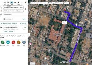  Plot – Map Location View at Thanisandra - for Sale