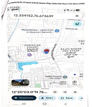  Independent House – Map Location View at Devaraja Mohalla - for Sale