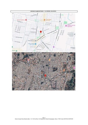  Independent House – Map Location View at Vijayanagar 4th Stage - for Sale
