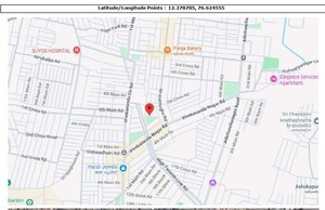  Independent House – Map Location View at Chamarajapuram Mohalla - for Sale