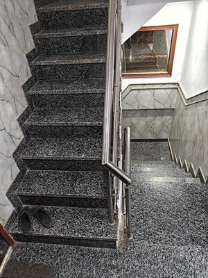 Staircase in 3 BHK Builder Floor at Majlis Park – for Sale