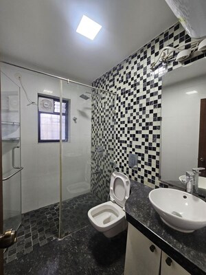 Bathroom in 3 BHK Apartment at Prestige St Johns Wood, Koramangala – for Rent
