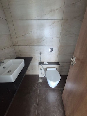 Bathroom in 3 BHK Apartment at Majestique Signature Towers, Balewadi – for Rent
