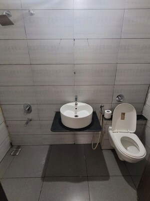 Bathroom in 2 BHK Apartment at Sai Innovision 7 Avenues, Balewadi – for Rent