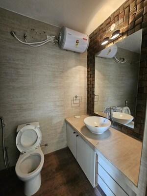 Bathroom in 3 BHK Apartment at Prestige Acropolis, Kadugodi – for Rent